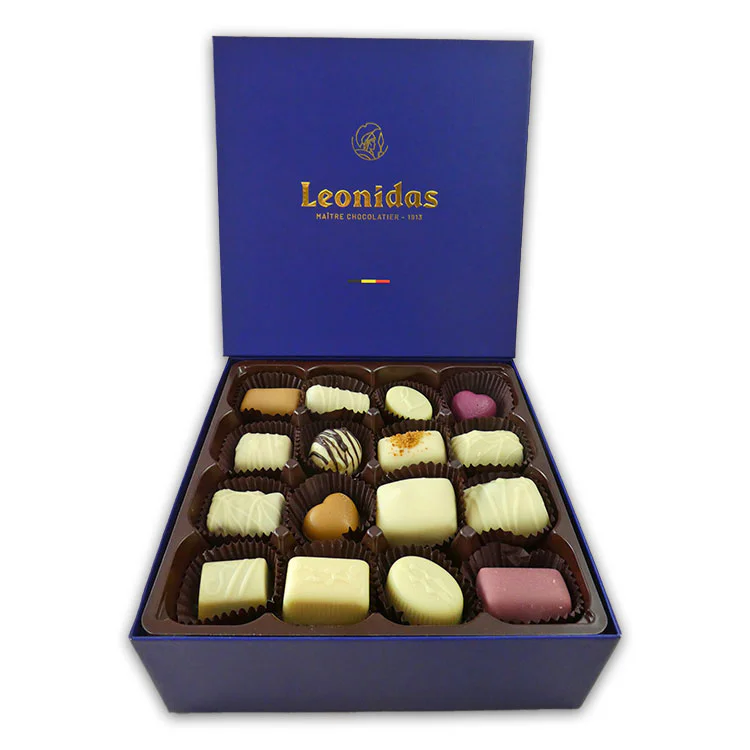 32 White Leonidas Chocolates Gift Box