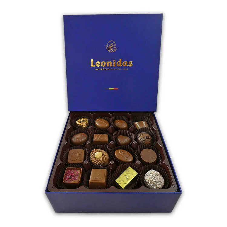 Luxury Gift Box With 2 Layers Leonidas Milk Chocolates