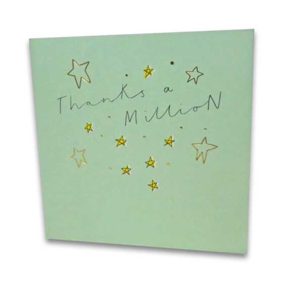 Thanks a Million Greeting Card