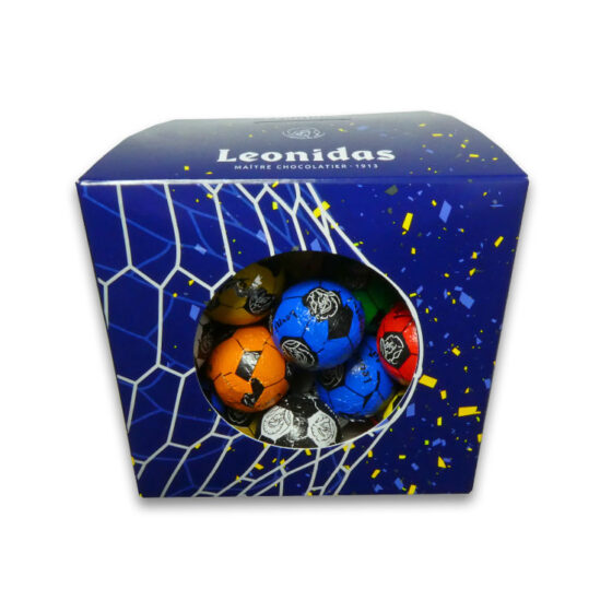 60 Assorted Leonidas Praline Footballs in Gift Box - Image 2