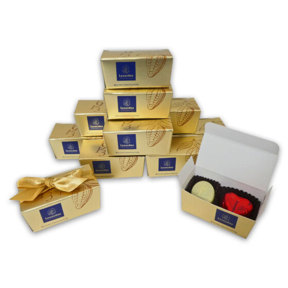 12 x Gift Boxes of 2 Choose Your Own Leonidas Chocolates