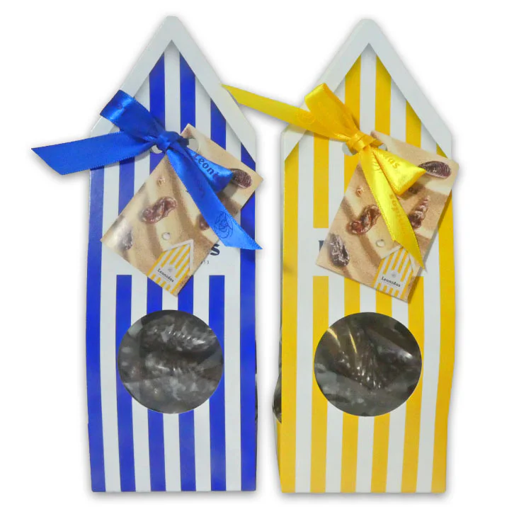 Iconic Belgian Creamy Praline Collection – 12 Milk & Dark Seashells in Fun Leonidas Gift Box - Image 2