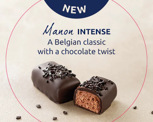 Leonidas 12 Manon Intense Dark Chocolates – Rich Dark Chocolate with Praline & Mousse Buttercream - Image 2