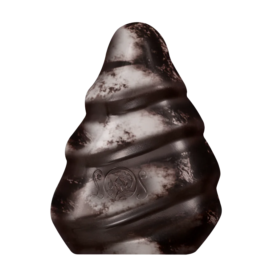 Marbled Apple & Cinnamon Dark Chocolate Tree