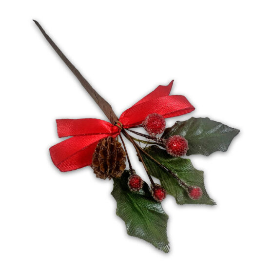 Christmas Decorative Holly Spray