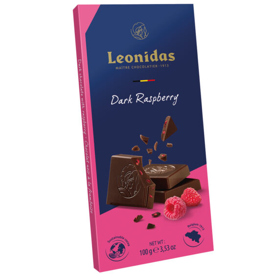 Dark Chocolate with Raspberry Bar 100g
