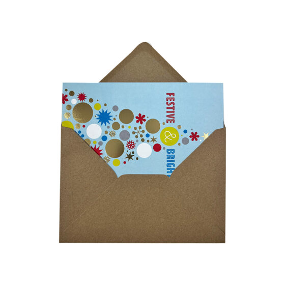 Festive & Bright Christmas Greeting Card - Image 3