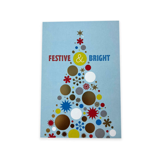 Festive & Bright Christmas Greeting Card