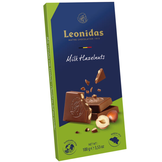 Milk Chocolate with Hazelnuts Bar 100g