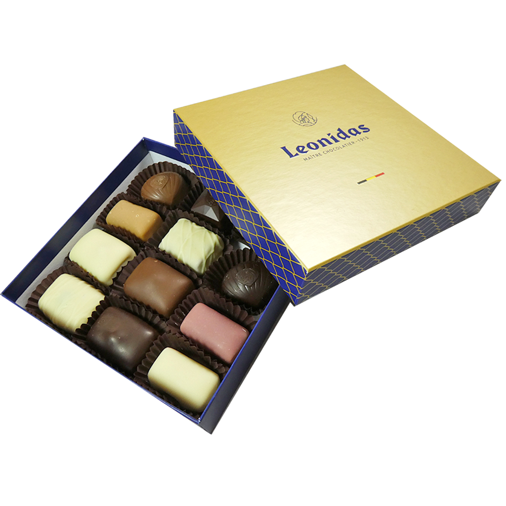 12 Assorted Leonidas Chocolates, Luxury Gift Box