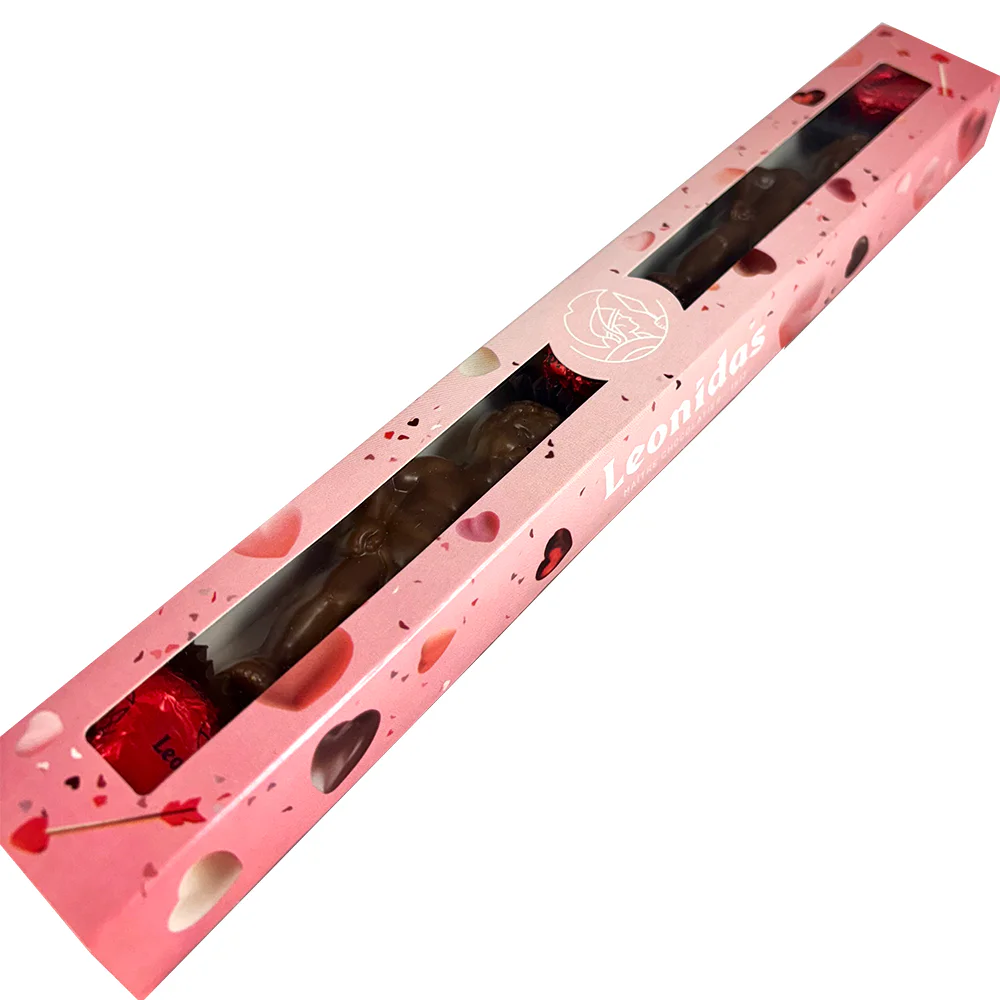 A Pink tube With Novelty Chocolates