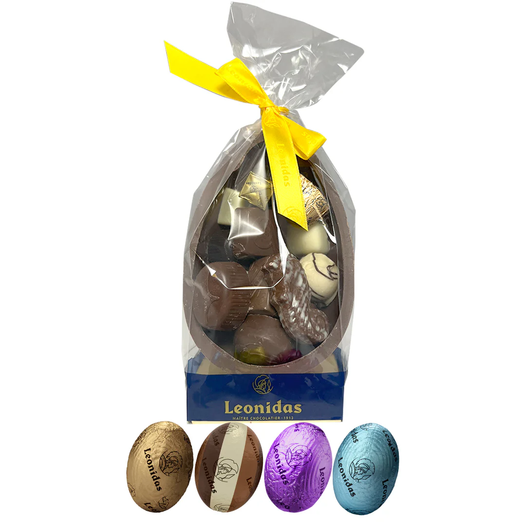 Choose Your Own Egg Shell & 14 Leonidas Chocolates & Mini Eggs. - Image 2