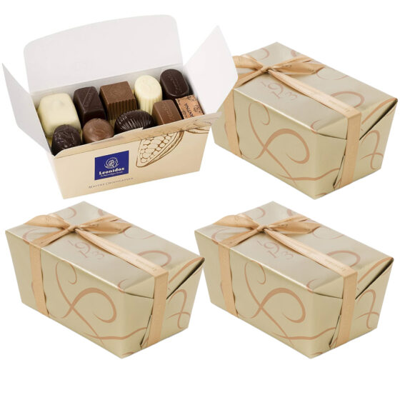 Quarterly Boxes: 22 Self-Selected Leonidas Chocolates per box, start on any date required