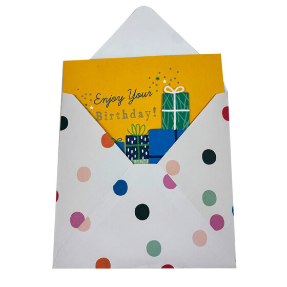 Enjoy Your Birthday Greetings Card - Image 2