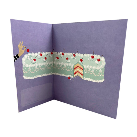 Treat Yourself Birthday Greetings Card - Image 2