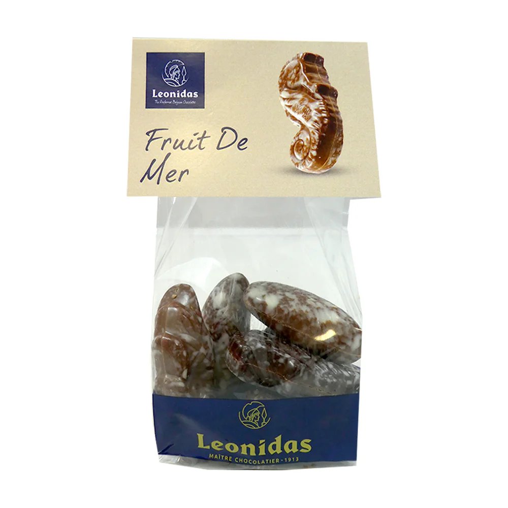 Leonidas Mixed Fruit de Mer Chocolates – Smooth Praline Taster Collection - 145g
