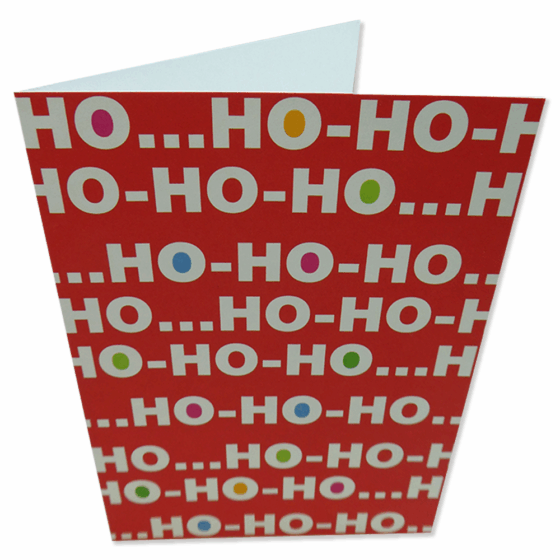 Ho Ho Ho Christmas Card