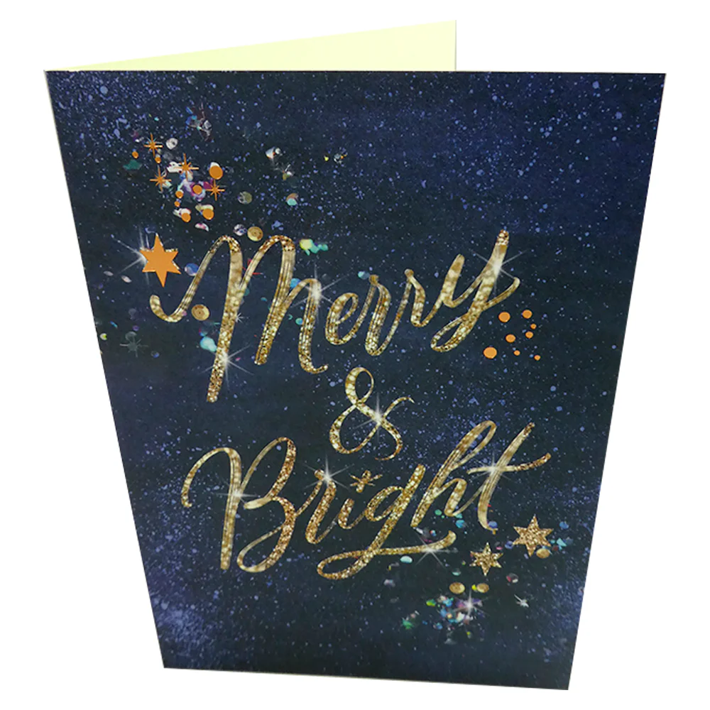 Christmas Card Merry & Bright