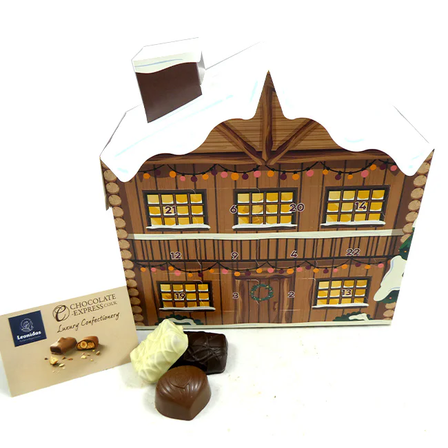 A Delightful Ski Chalet Advent Filled With Leonidas Chocolates