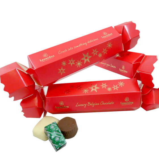 NEW EXCLUSIVE Red Christmas Cracker Choose Your Own 3 Chocolates