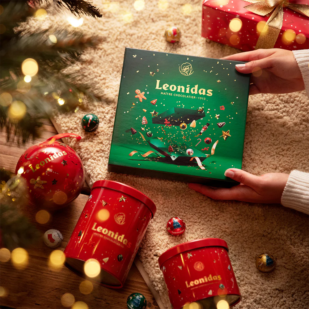 Indulgent Festive Gift Box – 35 Assorted Leonidas Belgian Christmas Chocolates - Image 4