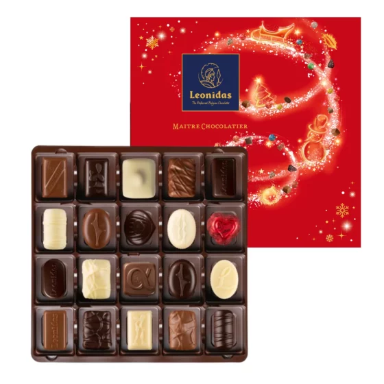 40 Assorted Chocolates, Christmas Gift Box