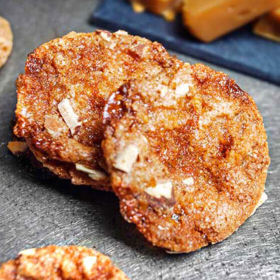 French Crunchy Cookies with Chopped Almonds Biscuits - Image 2