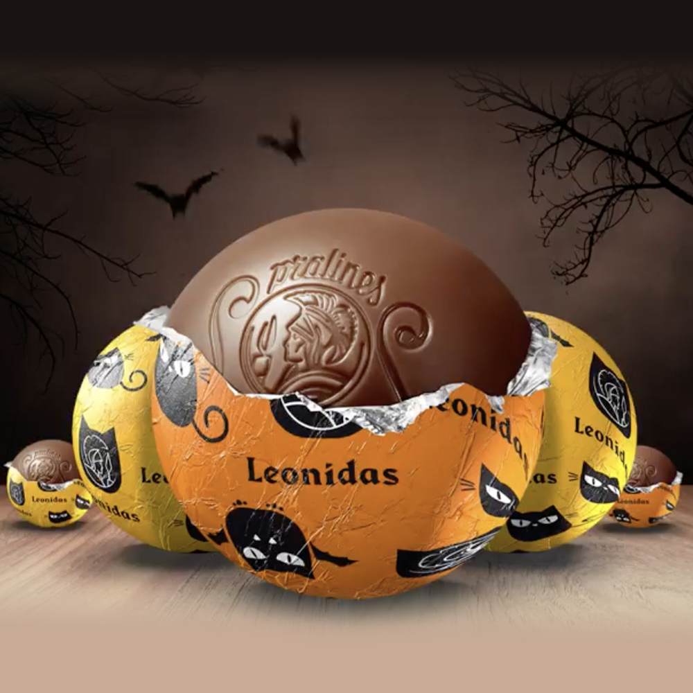 90 Assorted Leonidas Halloween Balls in a Bag