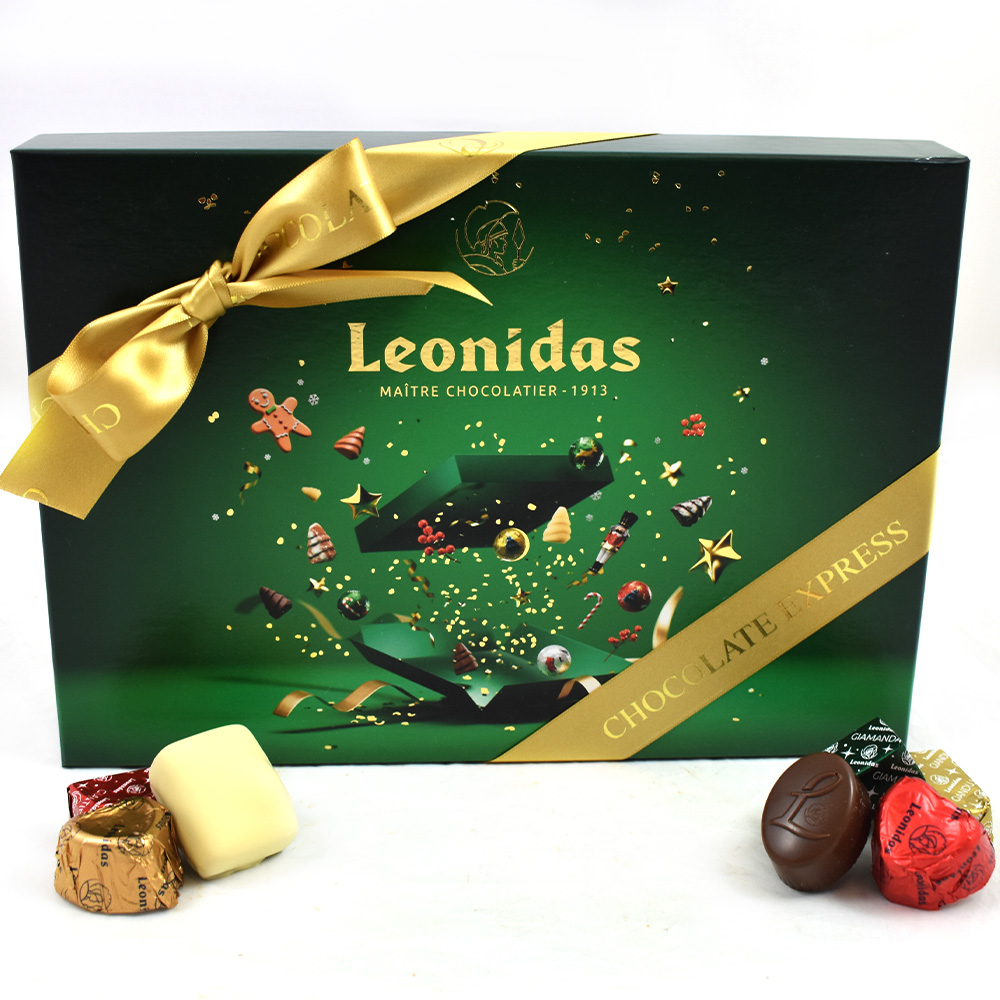 Indulgent Festive Gift Box – 35 Assorted Leonidas Belgian Christmas Chocolates