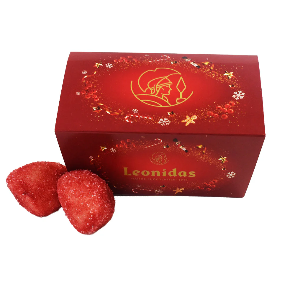 Sugar-Kissed Strawberry Marzipan – 12 Luxury Pieces