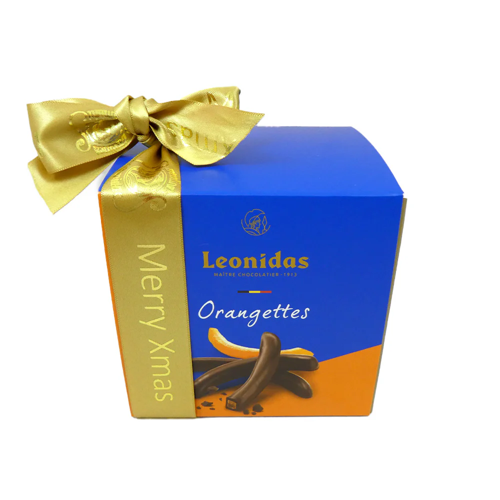 Leonidas Orangettes – Dark Belgian Chocolate with Candied Orange Peel Gift Box