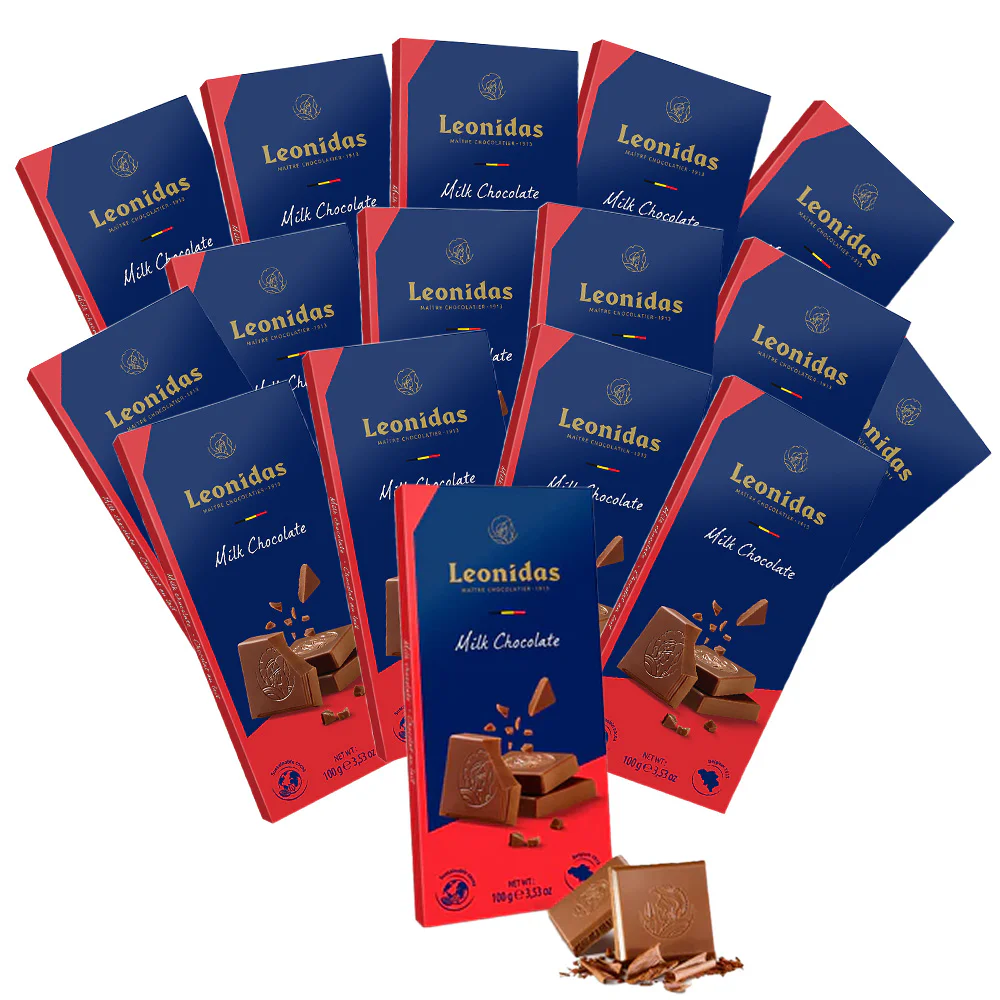 The Ultimate Indulgence – 18 Leonidas Belgian Bars, One Irresistible Flavour