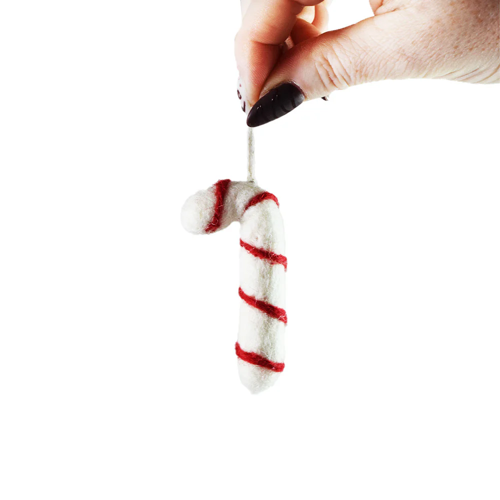 Christmas Felt Red or White Candy Cane