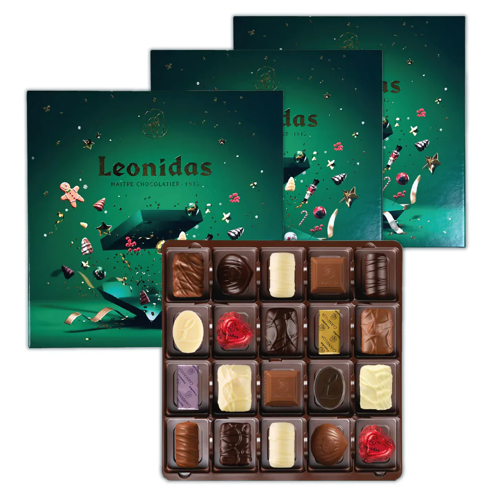 3-for-2 Offer: 20 Assorted Leonidas Chocolates