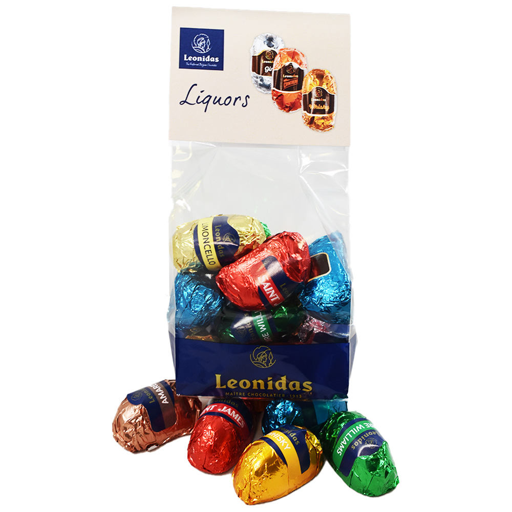 Rich & Boozy Delight – Assorted Liqueurs Chocolate Taster Bag 100g