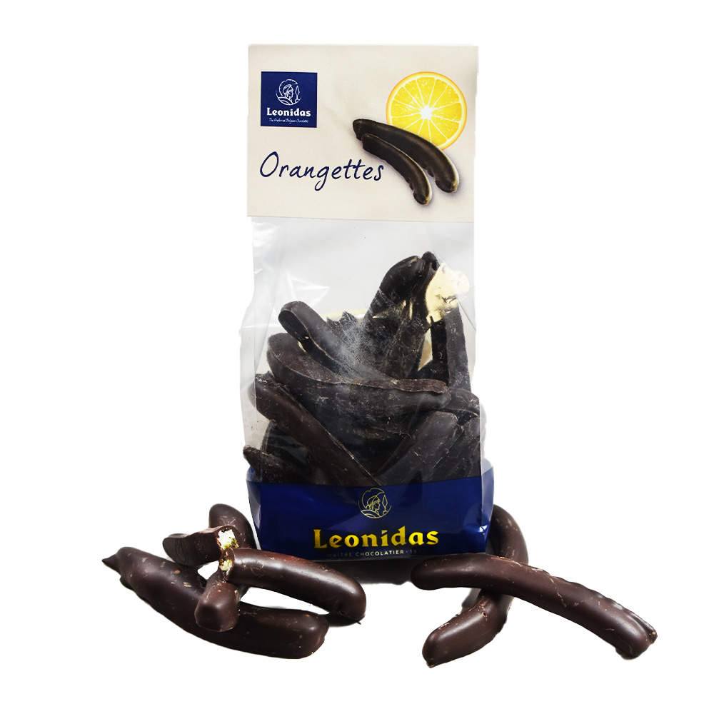 Fresh Fruity Orange – Dark Chocolate Candied Orange Peel Chocolate Taster Bag 100g