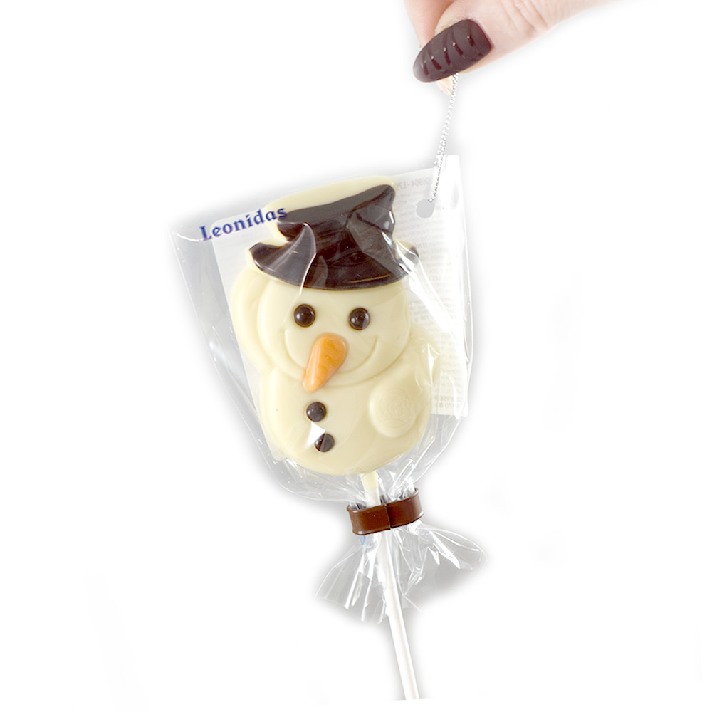 Leonidas Choose Your Own Hanging Christmas Lolly – Snowman or Father Christmas - Image 4