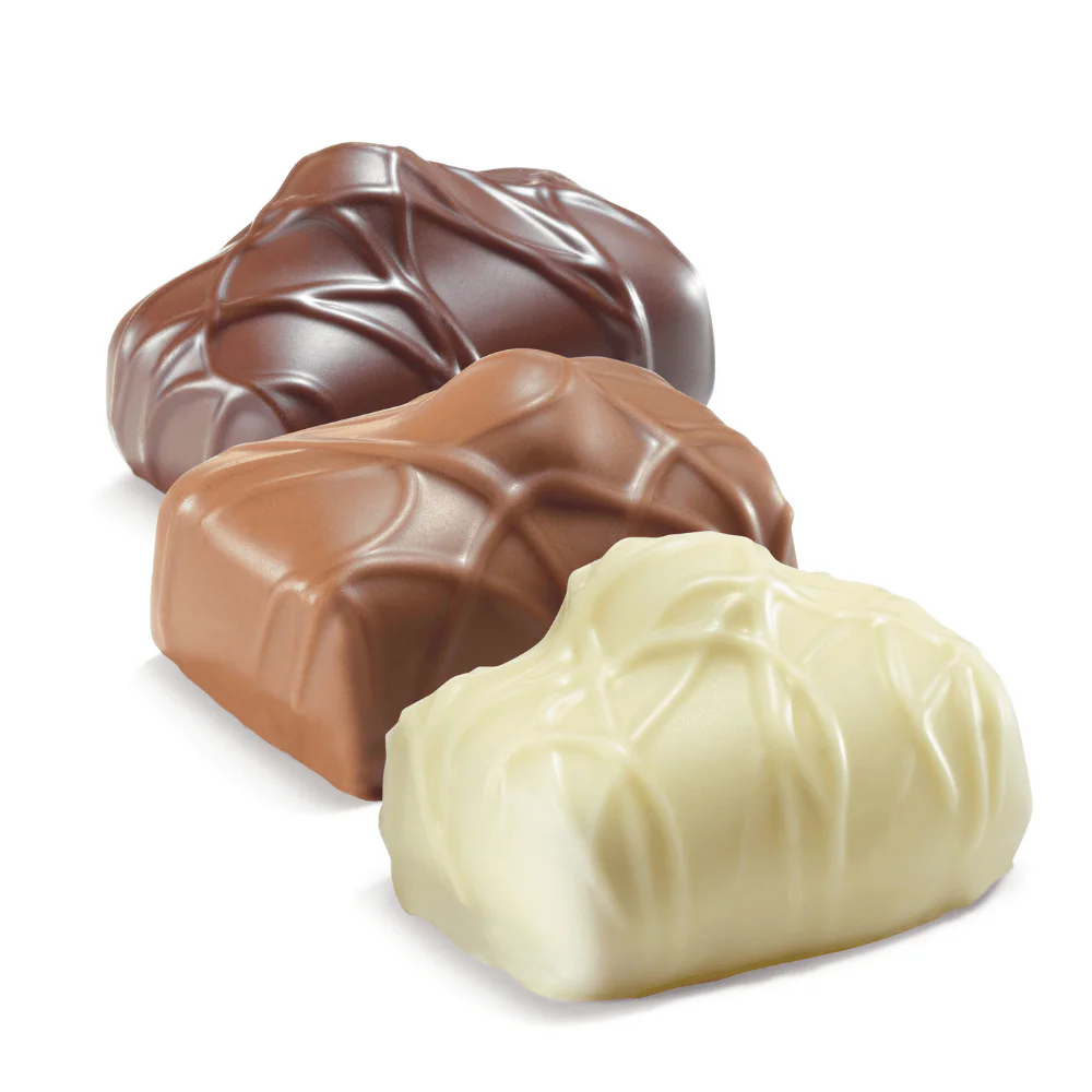 3 hazelnut pralines