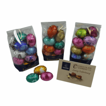 3 bags of colourful Leonidas Mini eggs