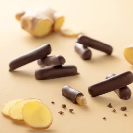 Leonidas ginger sticks wrapped in dark chocolate