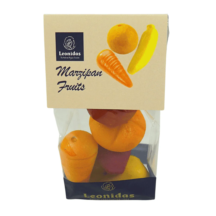 Leonidas Marzipan Fruit Taster Bag – 145g of Pure Marzipan Perfection