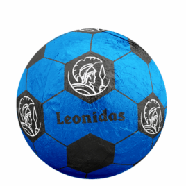 Blue Football Milk chocolate, sparkling praline