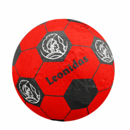 red foil wrapped Football dark chocolate, popping candy