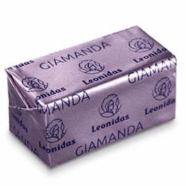 Leonidas foil wrapped Giamanda praline Almond flavour