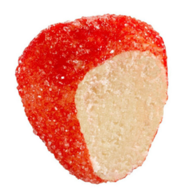 (Strawberry Sugared Marzipan)