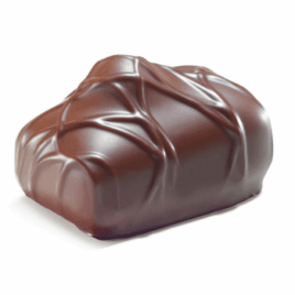 Noisette Masquée Dark chocolate covered Hazelnut topped Praline