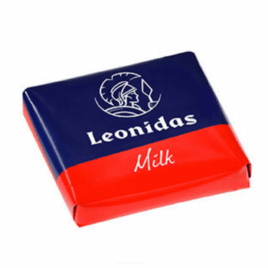 Leonidas wrapped thin Napolitain Milk Chocolate